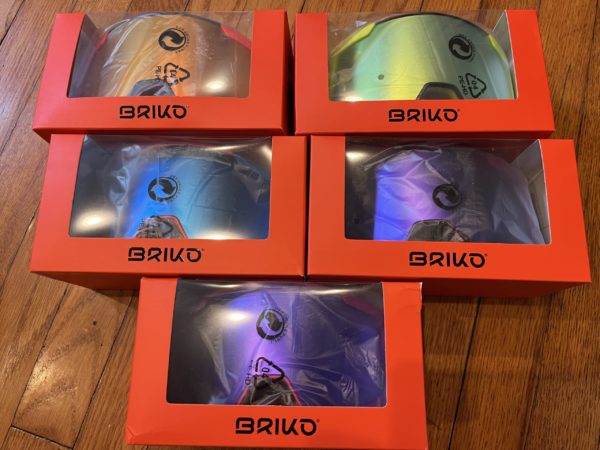 Briko Lava 7.6 Goggles - 4 colors to choose - 2 lenses on World Cup Ski Shop