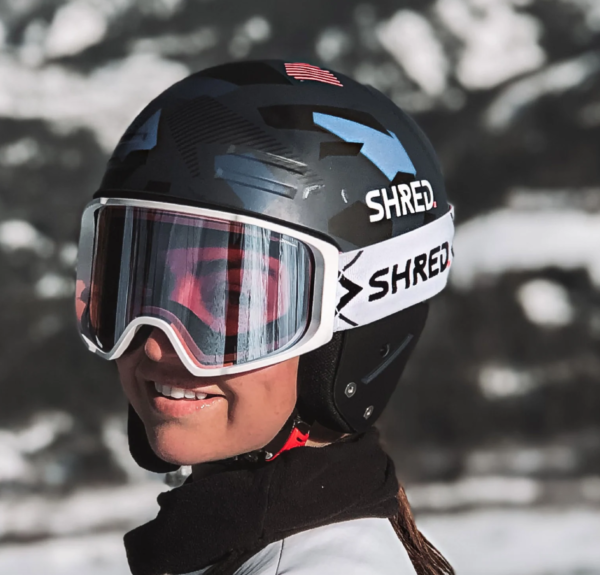 Shred Basher Navy helmet on World Cup Ski Shop 7