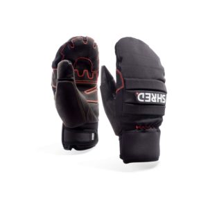 Shred All-Mountain Protective Mittens Black on World Cup Ski Shop