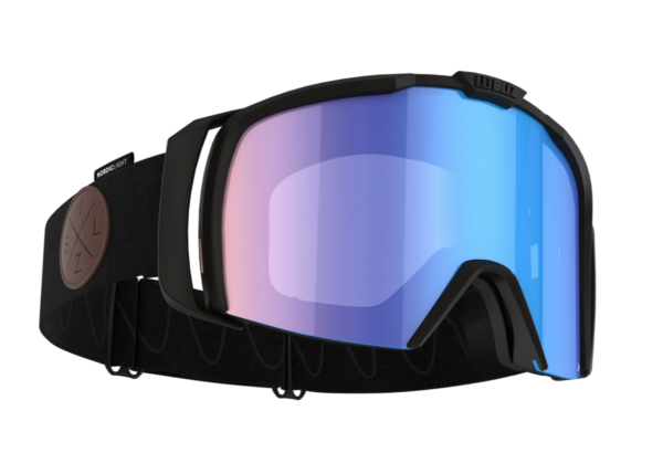 Bliz Nova goggle - black w/ Nordic Light coral blue lens on World Cup Ski Shop 1