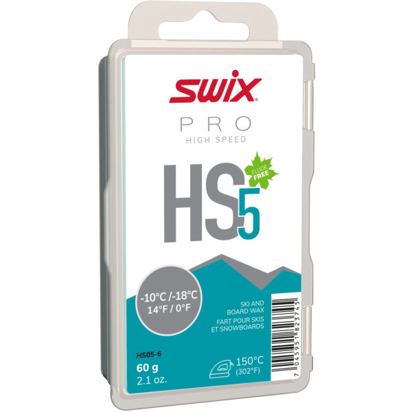 Swix TS5 BLACK wax, -10°C/-18°C, 40G bar on World Cup Ski Shop