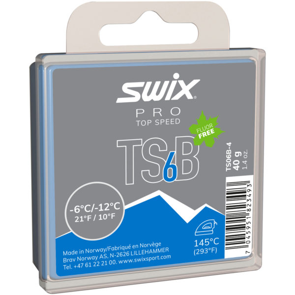 Swix TS5 BLACK wax, -10°C/-18°C, 40G bar on World Cup Ski Shop 32
