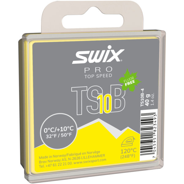 Swix TS5 BLACK wax, -10°C/-18°C, 40G bar on World Cup Ski Shop 35