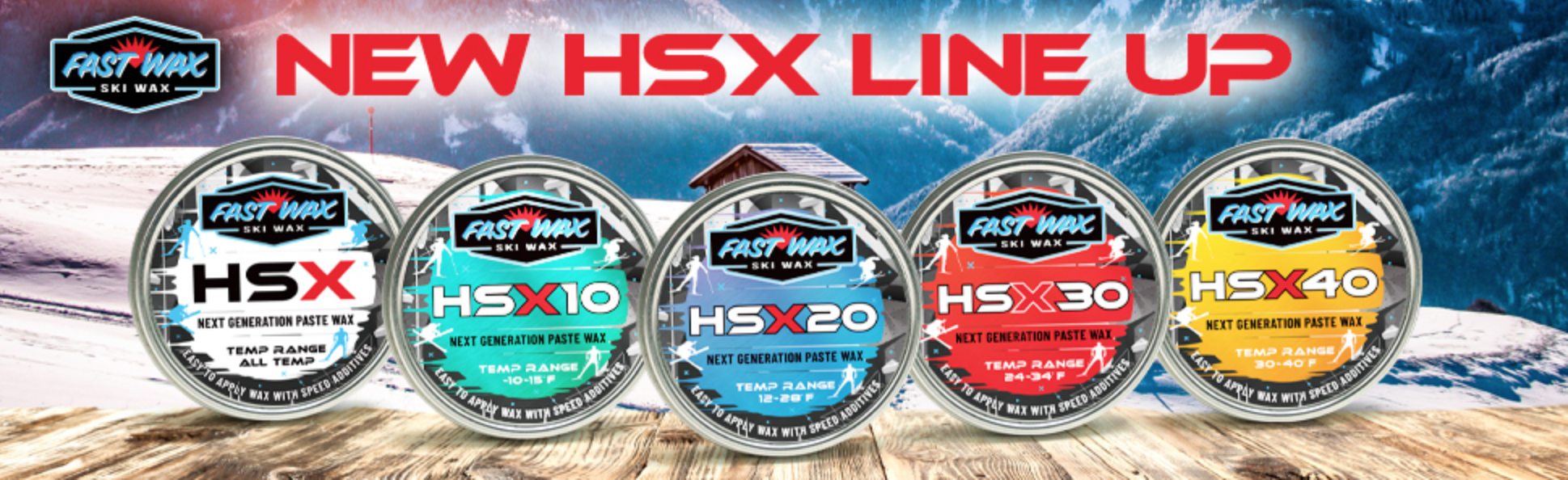 wenselijk toxiciteit rijk Fast Wax HSX 10,20,30 Paste Wax 60g, Buy all and SAVE! - World Cup Ski Shop
