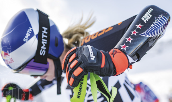 ENERGIAPURA Henrik Kristoffersen armguards on World Cup Ski Shop 3