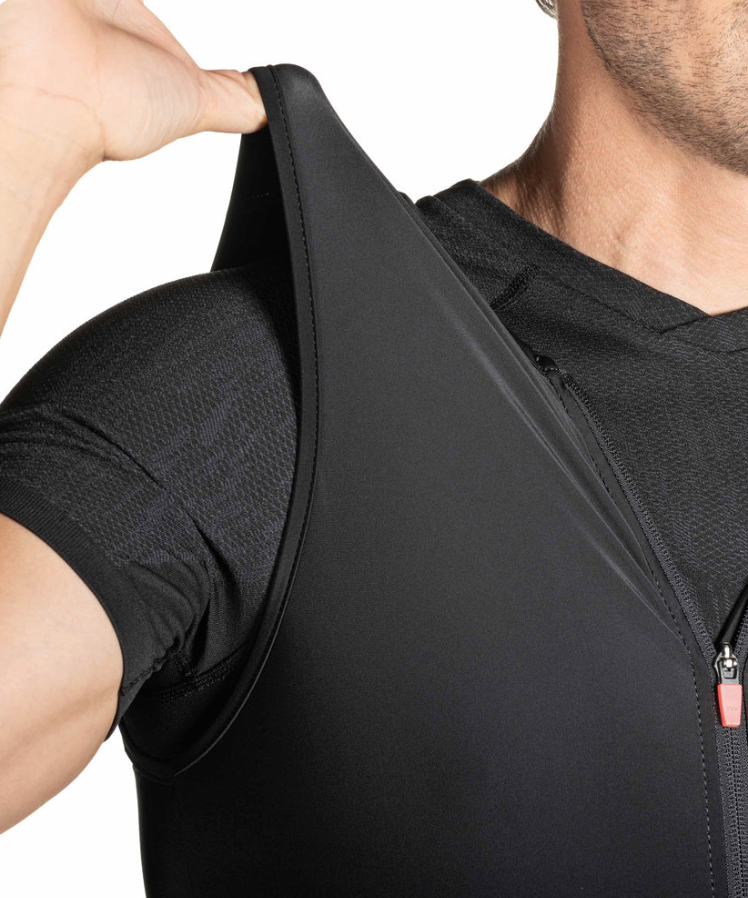 SHRED NEW 2nd Skin Flexi Back Protector Vest Zip on World Cup Ski Shop 1